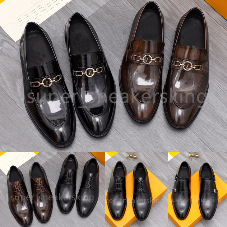 Men Loafers Luxurious Designers Shoes Genuine Leather Brown black Buckle Mens Casual Designer Dress Shoes Slip On Wedding Shoes with box 38-46
Men Loafers Luxurious Designers Shoes Genuine Leather Brown black Buckle Mens Casual Designer Dress Shoes Slip On Wedding Shoes with box 38-46