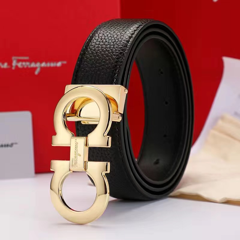 2023 With box Mens Designer Belt for Men Luxury Fashion business Belts Womens ferragamos ceinture Black Metal Buckledf Waistband cintura