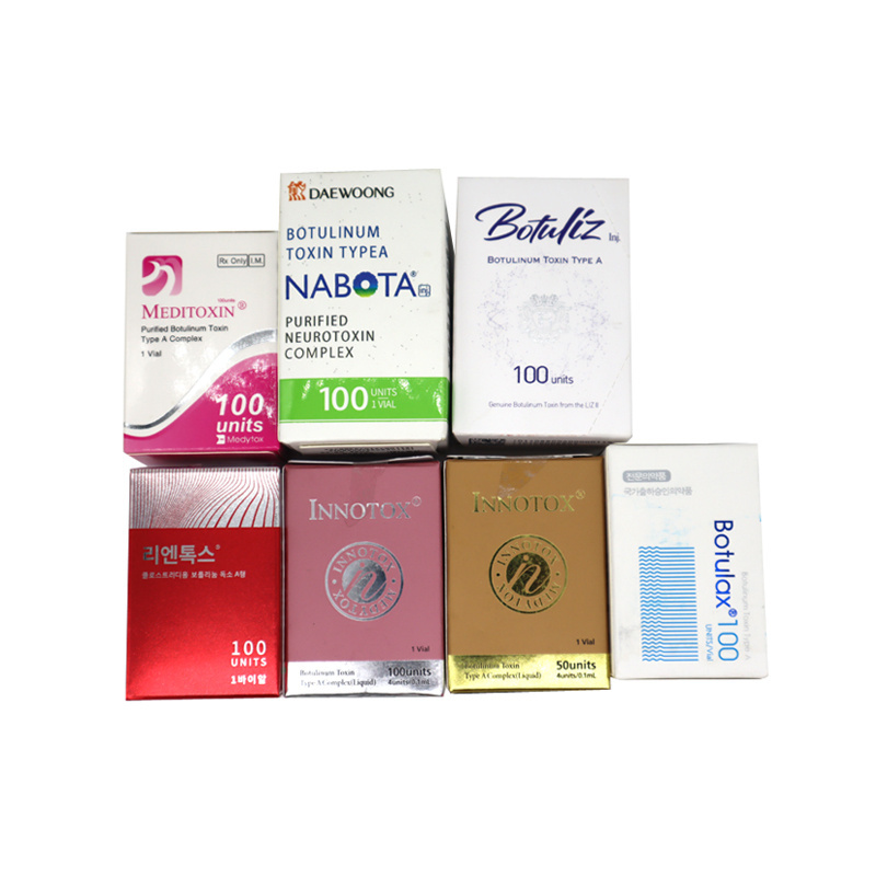 Beauty Items BTX 100u Botulaxs Nabotas Hutoxs ReNtoxs Innotoxs Meditoxins Wiztoxs Botuliz Toxstas
Beauty Items BTX 100u Botulaxs Nabotas Hutoxs ReNtoxs Innotoxs Meditoxins Wiztoxs Botuliz Toxstas