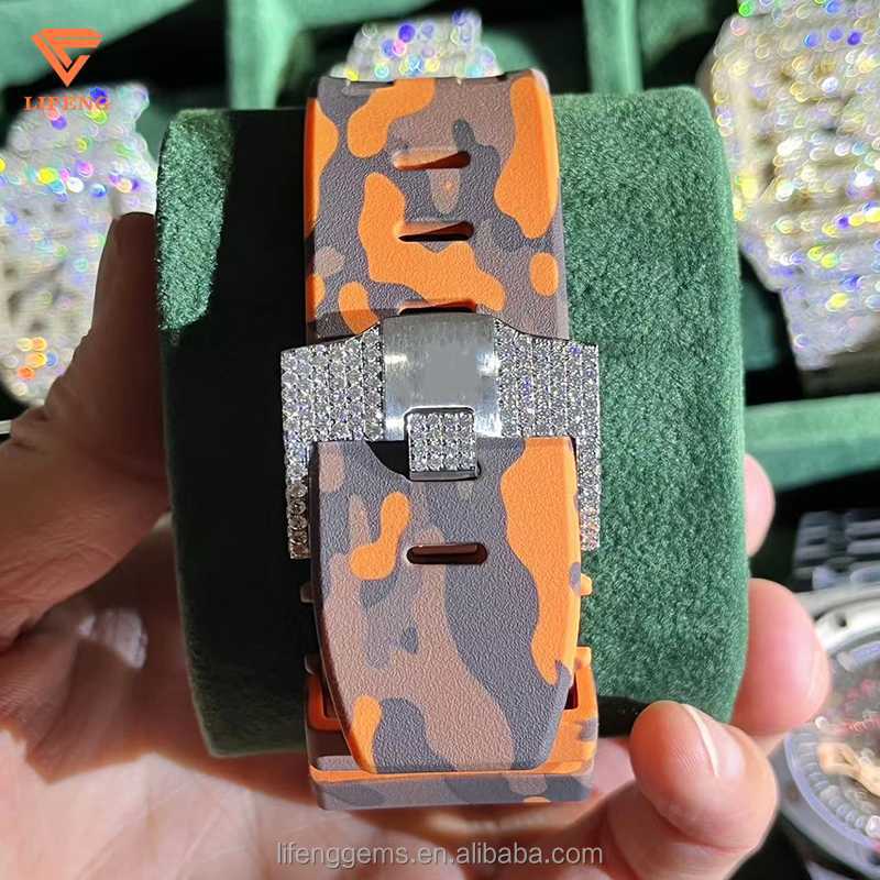 Iced out diamond watch for men Hip-hop moissanite jewelry Luxury date watch handmade mechanical leather watch48NW, Hiphop
Iced out diamond watch for men Hip-hop moissanite jewelry Luxury date watch handmade mechanical leather watch48NW, Hiphop