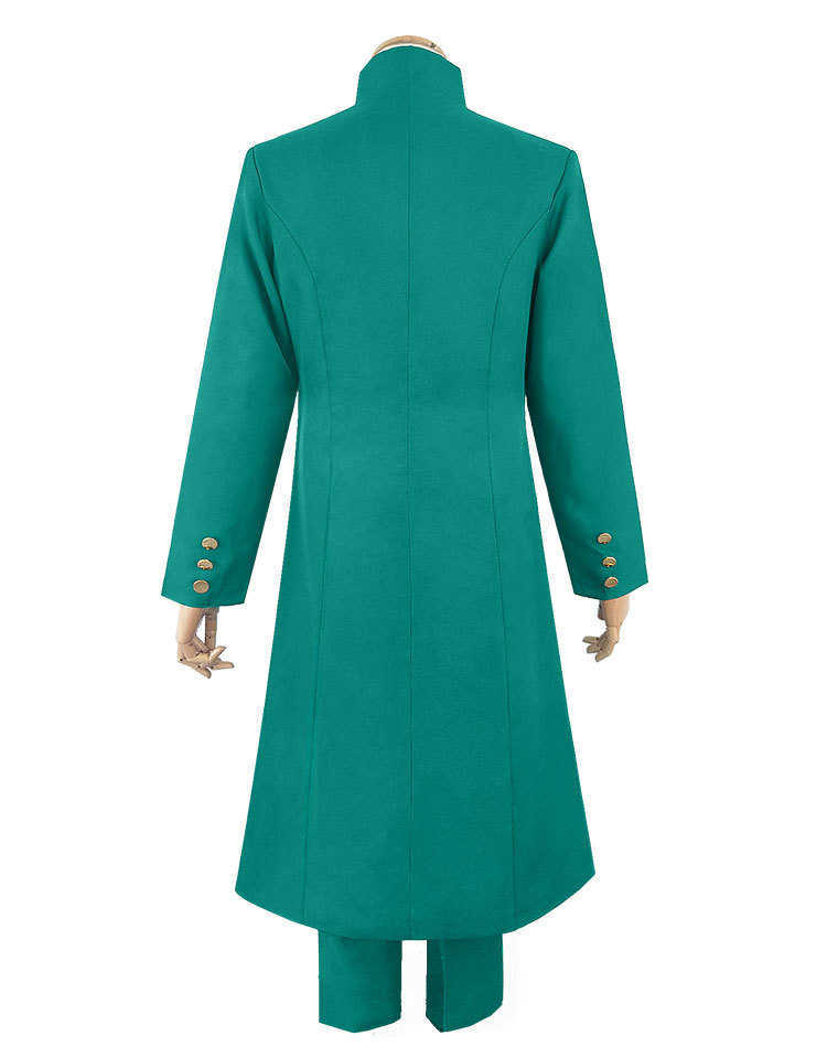 Anime Costumes Anime JoJo JoJo's Bizarre Adventure Cosplay Noriaki Kakyoin Cosplay Come Anime Cosplay Outfits Suits Halloween Party Comes Z0301