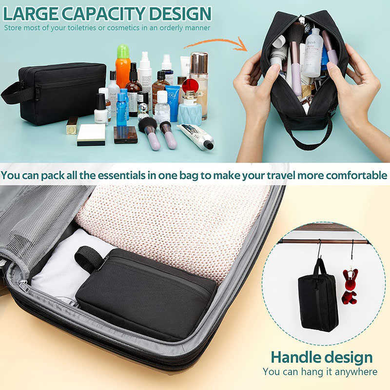Cosmetic Bags Cases Travel Mens Toiletry Bag Women Cosmetic Necessaire Case Waterproof Ladies Makeup Bag Beauty Wash Pouch Handbag Organizer Neceser J