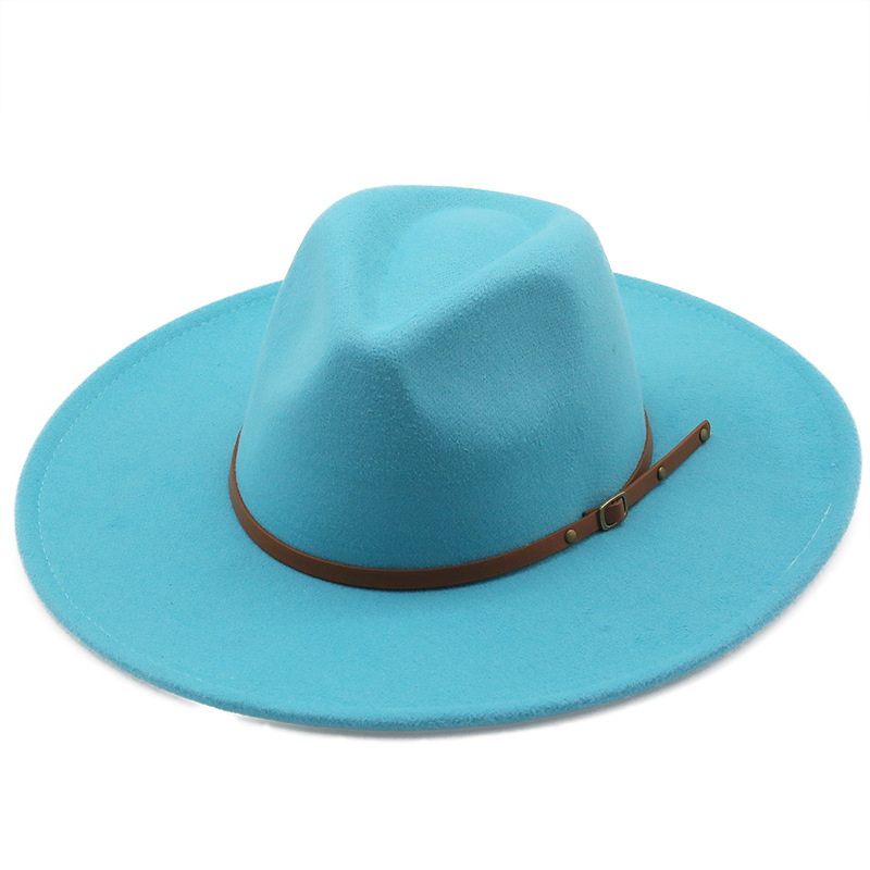9.5cm wide brim Fedora hats with brown belt autumn winter women party top hat men jazz Retro cowboy Felt Cap Panama sun hat, Red
9.5cm wide brim Fedora hats with brown belt autumn winter women party top hat men jazz Retro cowboy Felt Cap Panama sun hat, Red