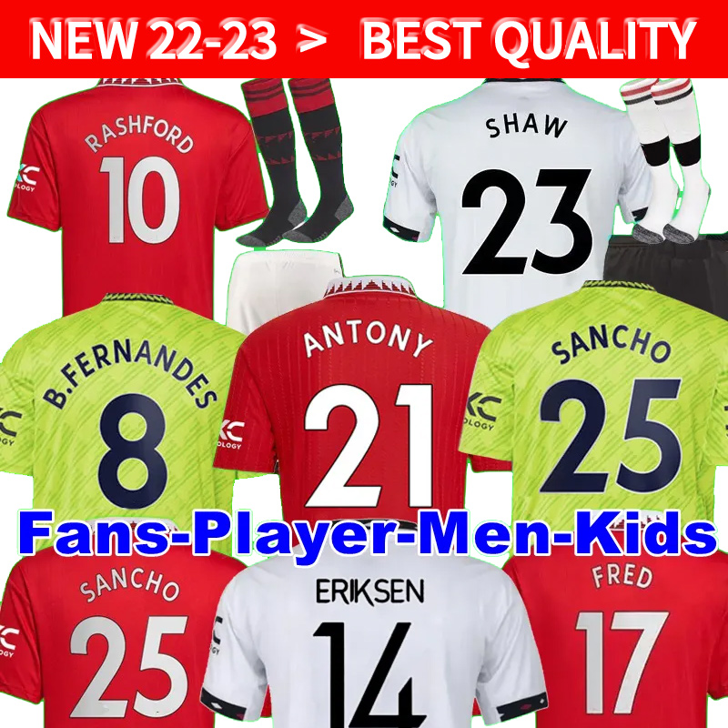 SANCHO soccer jerseys 22 23 Fans Player version MANS UTDS MARTIAL MANCHESTERS B.FERNANDES RASHFORD Martinez SHAW ERIKSEN 2022 2023 football shirt men kids kit set, 2223 away
SANCHO soccer jerseys 22 23 Fans Player version MANS UTDS MARTIAL MANCHESTERS B.FERNANDES RASHFORD Martinez SHAW ERIKSEN 2022 2023 football shirt men kids kit set, 2223 away
