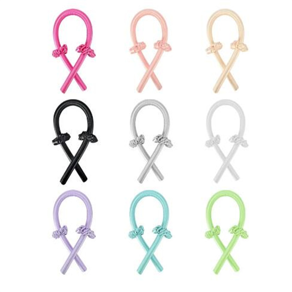 Hair Products Heatless Curling Rod Headband No Heat Silk Curls Ribbon Hair Rollers Sleeping Soft Headband Lazy Hair Accessoire GC1945