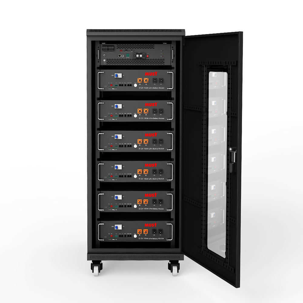 51.2V 600Ah HBP1800 RT Series Solar Energy Storage Off Grid Solar System Complete Rack Mount Mppt Solar Inverter