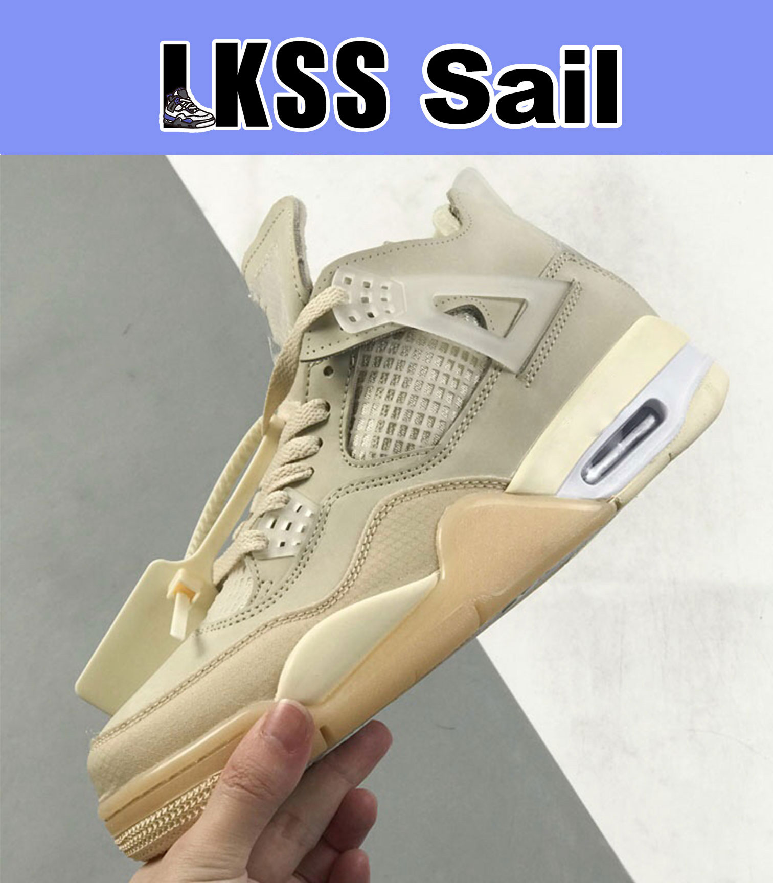 Sail LKSS Jumpman 4 4s Shoes OG Mens Basketball Sneaker Sports Sneakers, As pic
Sail LKSS Jumpman 4 4s Shoes OG Mens Basketball Sneaker Sports Sneakers, As pic