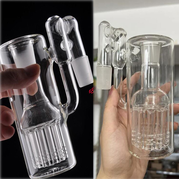 Hookahs 18mm Ash Catcher Thick Glass Dab Rigs Water Bongs Glasses Ashcatcher 14mm Joint For Smoke Collector