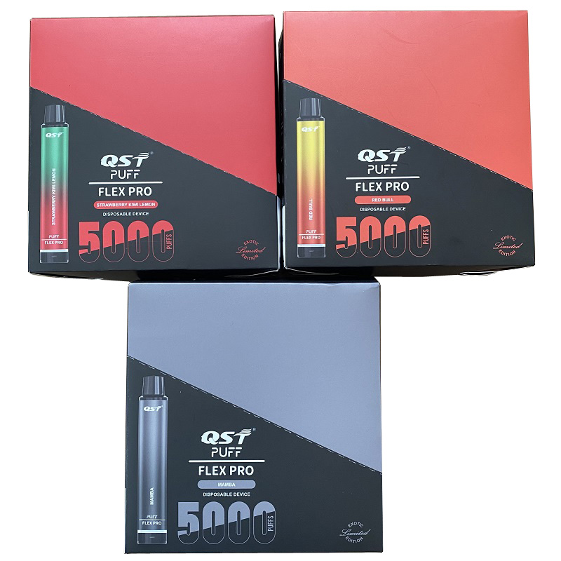 Top quality rechargeable Puff Flex pro 5000 Puffs Vape Pen E Cigarettes 550mAh Battery Vaporizer Stick Vapor Kit 12ml Pre Filled Cartridge Device 15 flavors
Top quality rechargeable Puff Flex pro 5000 Puffs Vape Pen E Cigarettes 550mAh Battery Vaporizer Stick Vapor Kit 12ml Pre Filled Cartridge Device 15 flavors