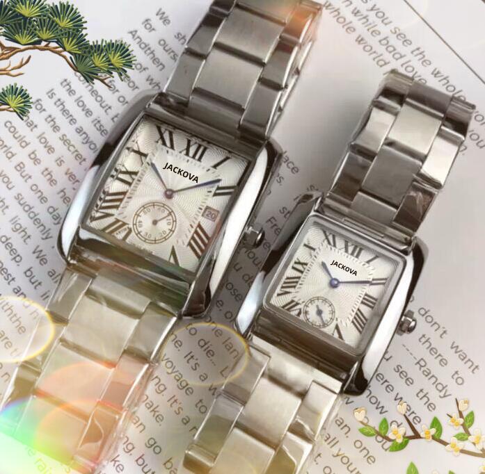 Luxury fashion couple men women quartz watches stainless steel square subdial working top model relogio feminino waterproof tank-must-design lady clock wristwatch, As pic
Luxury fashion couple men women quartz watches stainless steel square subdial working top model relogio feminino waterproof tank-must-design lady clock wristwatch, As pic