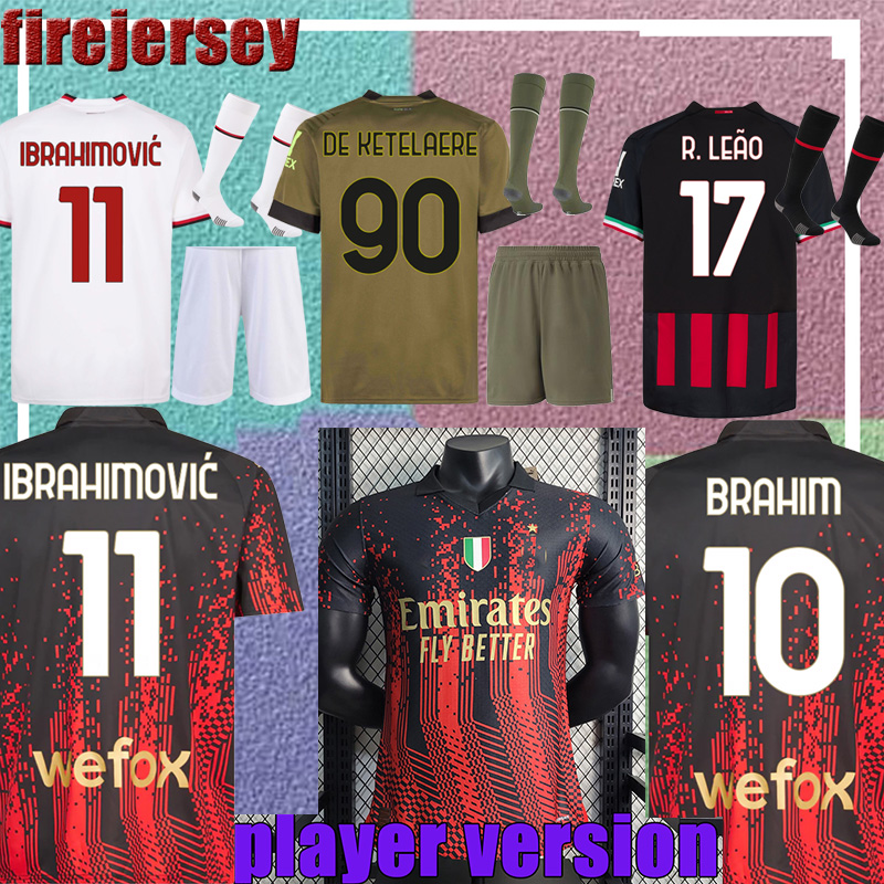 22 23 Ac Milans soccer jersey GIROUD TOMORI IBRAHIMOVIC football shirt 2022 2023 TONALI BENNACER REBIC Camiseta de futbol ROMAGNOLI LEAO men and kids sets 81018, Home
22 23 Ac Milans soccer jersey GIROUD TOMORI IBRAHIMOVIC football shirt 2022 2023 TONALI BENNACER REBIC Camiseta de futbol ROMAGNOLI LEAO men and kids sets 81018, Home