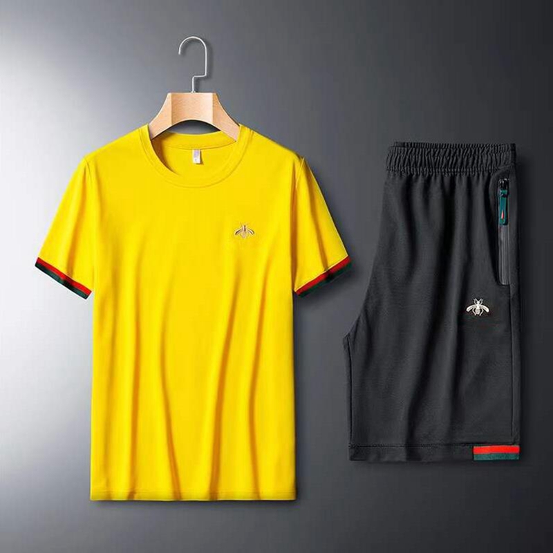 Summer designer Tracksuits Brand Embroidery men's short sleeve suit fitness fashion leisure sports suit super cool sports Black T-shirt shorts 2-piece set, Not a product (are not sold separat)
Summer designer Tracksuits Brand Embroidery men's short sleeve suit fitness fashion leisure sports suit super cool sports Black T-shirt shorts 2-piece set, Not a product (are not sold separat)