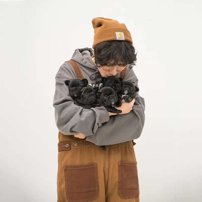 Men's Pants Japanese Retro Overalls Brown Color Casual Couple Loose Straight Trousers Salopettes Romper Jumpsuit 230303