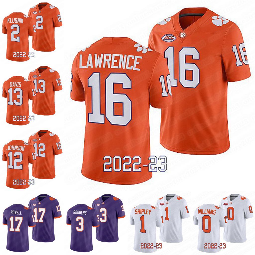 16 Trevor Lawrence College Clemson Tigers Football Jersey Cade Klubnik Tyler Davis Antonio Williams Wade Woodaz Beaux Collins Potter Dj Uiagalelei Thomas Jerseys, Men's s-xxxl
16 Trevor Lawrence College Clemson Tigers Football Jersey Cade Klubnik Tyler Davis Antonio Williams Wade Woodaz Beaux Collins Potter Dj Uiagalelei Thomas Jerseys, Men's s-xxxl