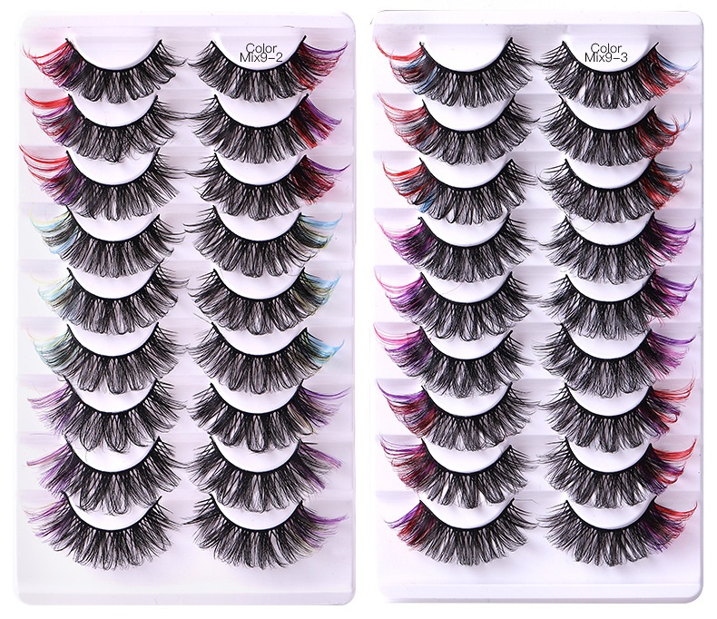 Multilayer Thick Colorful Fake Eyelashes Naturally Soft & Vivid Handmade Reusable Fake Lashes Extensions Natural Looking Lash Makerup Accessory
Multilayer Thick Colorful Fake Eyelashes Naturally Soft & Vivid Handmade Reusable Fake Lashes Extensions Natural Looking Lash Makerup Accessory