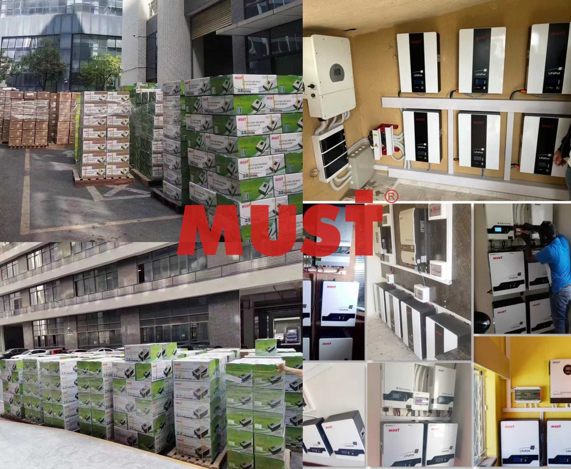 MUST MPPT 1000w 12v 220v 240v 1500w 3000w 5000w 10kw 48v 3kw 8kw Electric Power Off Grid Solar Panel Inverter For Home In Turkey