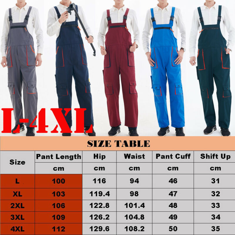 Men's Pants Fashion Men Casual Nylon Loose Heavy Duty Work Jumpsuit Overalls Mechanic Wears Tooling Belt 230303