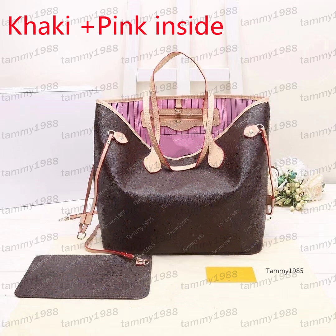 Pink inside Fashion Bags Top quality Womens 2pcs/set Brown flower grid Shoulder handbags Composite Bag Clutch Crossbody Tote Messenger purse, L6 brown grid
Pink inside Fashion Bags Top quality Womens 2pcs/set Brown flower grid Shoulder handbags Composite Bag Clutch Crossbody Tote Messenger purse, L6 brown grid