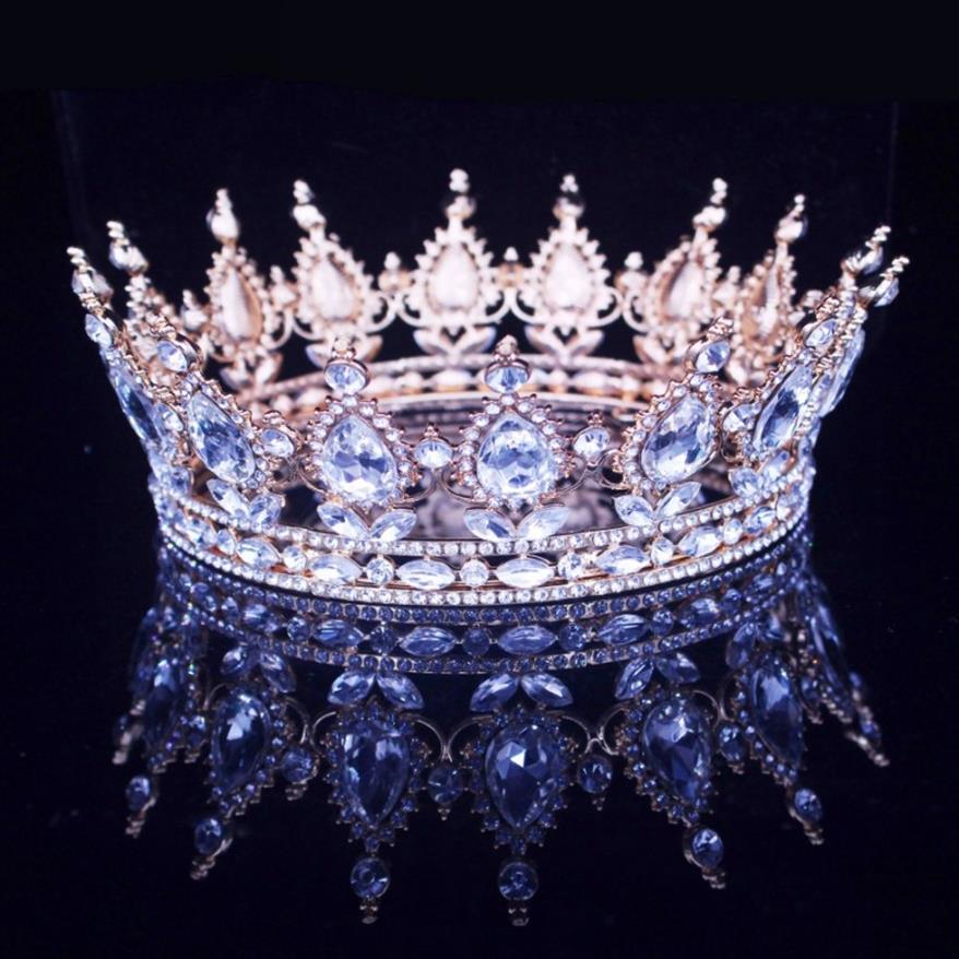 Vintage Baroque Queen King Bride Tiara Crown For Women Headdress Prom Bridal Wedding Tiaras and Crowns Bride Hair Jewelry Accessor313N
Vintage Baroque Queen King Bride Tiara Crown For Women Headdress Prom Bridal Wedding Tiaras and Crowns Bride Hair Jewelry Accessor313N