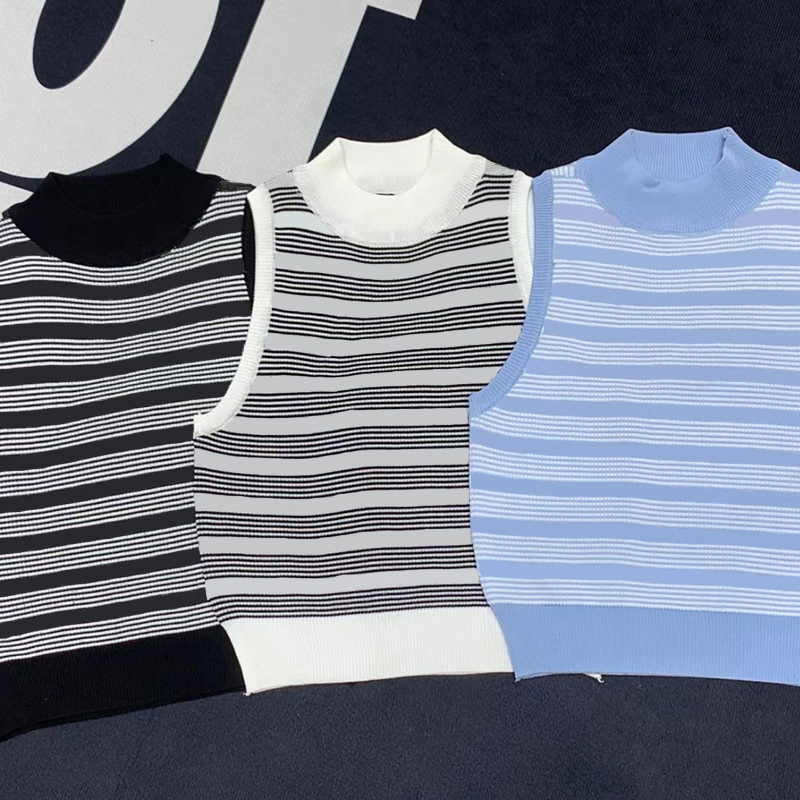 High Neck Women Tanks Letter Jacquard Summer Camis Sexy Sleeveless Beach Tanks for Ladies, Black 
High Neck Women Tanks Letter Jacquard Summer Camis Sexy Sleeveless Beach Tanks for Ladies, Black