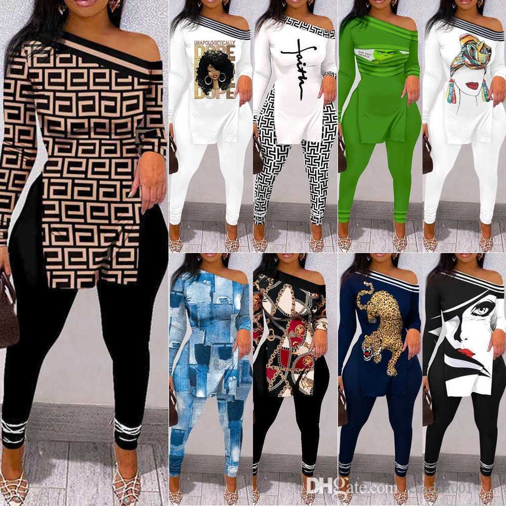 Women Leggings Tracksuits Fall And Winter Letter Printed Two Piece Pants Matching Sets Outfits Personalise Split T Shirt, Creamy-white
Women Leggings Tracksuits Fall And Winter Letter Printed Two Piece Pants Matching Sets Outfits Personalise Split T Shirt, Creamy-white