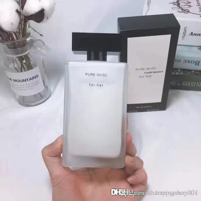 For Her Perfume 100Ml Musc Noir Rose Perfumes Women Fragrance 3.3Fl.Oz Eau De Parfum Long Lasting Good Smell EDP Floral Woman Cologne Spray Body Mist 