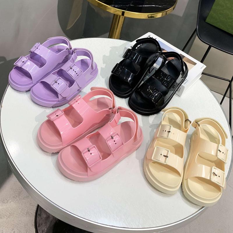 

designer Ladies Mini G Sandals slipper fashion lady Sandal Beach Thick bottom Sell Well slippers platform Alphabet Rubber High heel slid mlL