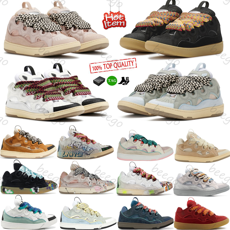 With Box Designer Mesh Shoes Men Women Laceup Extraordinary Sneaker Embossed Leather Curb Sneakers Calfskin Rubber Nappa platformsole Shoe Lanvin Logo, #14
With Box Designer Mesh Shoes Men Women Laceup Extraordinary Sneaker Embossed Leather Curb Sneakers Calfskin Rubber Nappa platformsole Shoe Lanvin Logo, #14