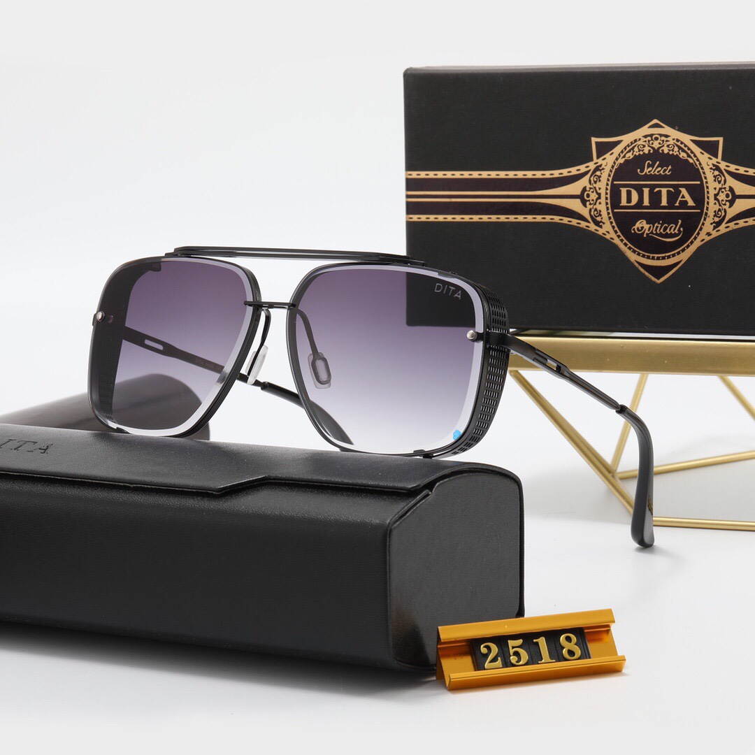 Dita Sunglasses Vintage Panther Rimless Sun Glasses Luxury Designer Carter Shades Eyewear Mens Lentes De Sol Mujer
