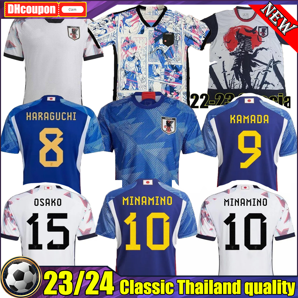 Japan 22 23 World Cup Soccer Jerseys MINAMINO TSUBASA 2022 2023 ATOM Japanese Football Shirt Bushido Special Edition HONDA KAGAWA OKAZAKI men kids kit socks, 06
Japan 22 23 World Cup Soccer Jerseys MINAMINO TSUBASA 2022 2023 ATOM Japanese Football Shirt Bushido Special Edition HONDA KAGAWA OKAZAKI men kids kit socks, 06