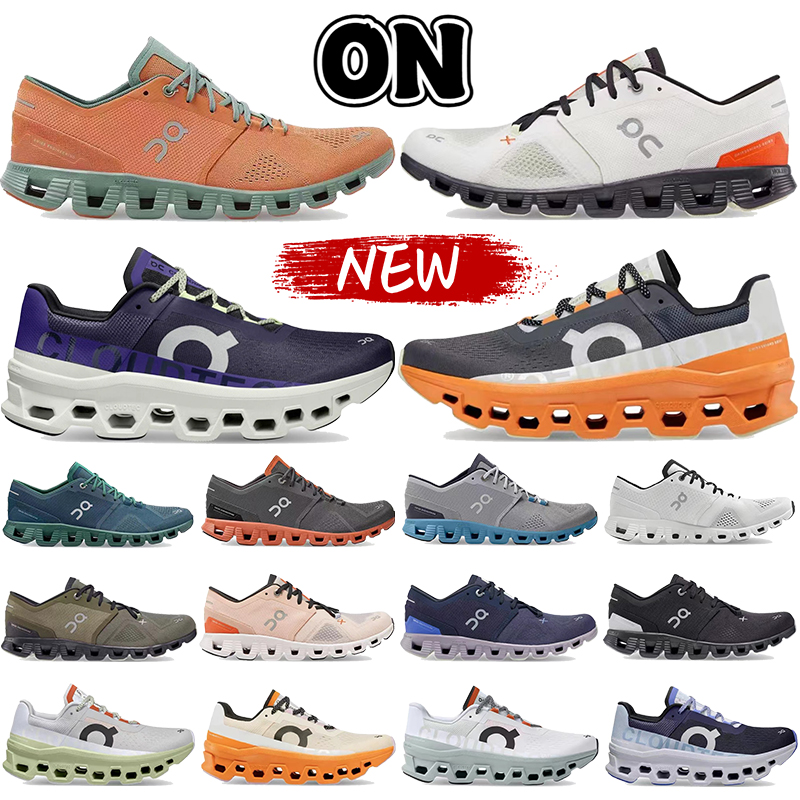 Designer ON Cloud X running shoes ivory frame rose sand Eclipse Turmeric Frost Surf Acai Purple Yellow workout and cross low men women sport sneakers trainer
Designer ON Cloud X running shoes ivory frame rose sand Eclipse Turmeric Frost Surf Acai Purple Yellow workout and cross low men women sport sneakers trainer