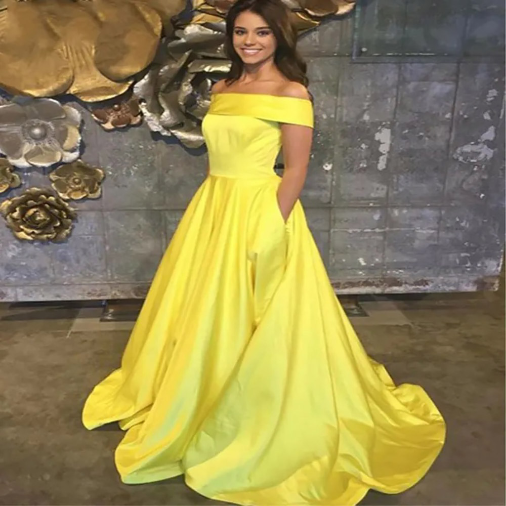 Prom Party Gown Yellow Evening Dresses New Formal Girls Pageant A Line Satin Plus Size Custom Lace Up Ball Gown Off-Shoulder Bateau, Hunter green
Prom Party Gown Yellow Evening Dresses New Formal Girls Pageant A Line Satin Plus Size Custom Lace Up Ball Gown Off-Shoulder Bateau, Hunter green