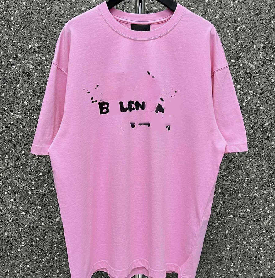Designer t Shirt Balencigas Women Pink Summer Paris Fashion New Matching Graffiti Men and Women' Casual Cotton Round Short Sleeve 23gg, White
Designer t Shirt Balencigas Women Pink Summer Paris Fashion New Matching Graffiti Men and Women' Casual Cotton Round Short Sleeve 23gg, White