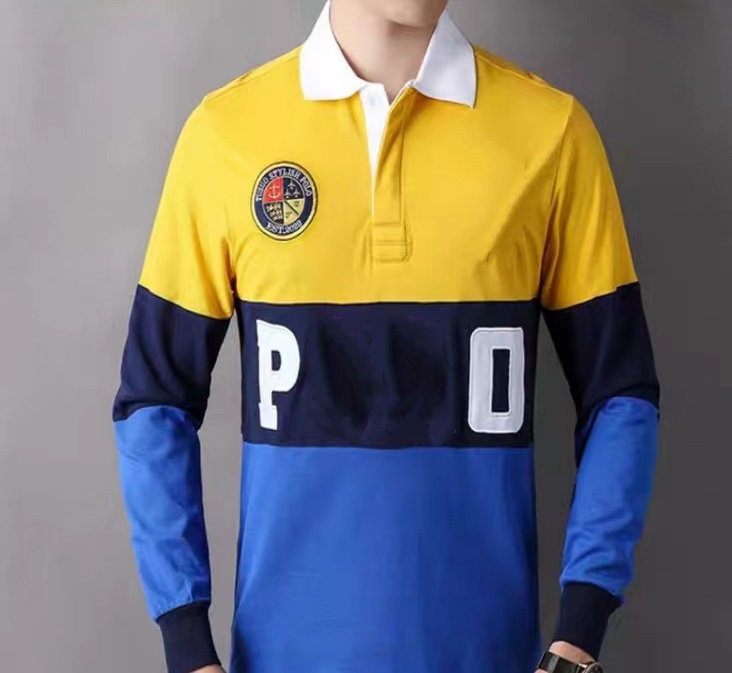 ss High Quality Cotton polos Shirts Large Size Long Sleeves Fashion Sports Casual Colorblocking Loose T-Shirts pring/Summer, #23
ss High Quality Cotton polos Shirts Large Size Long Sleeves Fashion Sports Casual Colorblocking Loose T-Shirts pring/Summer, #23