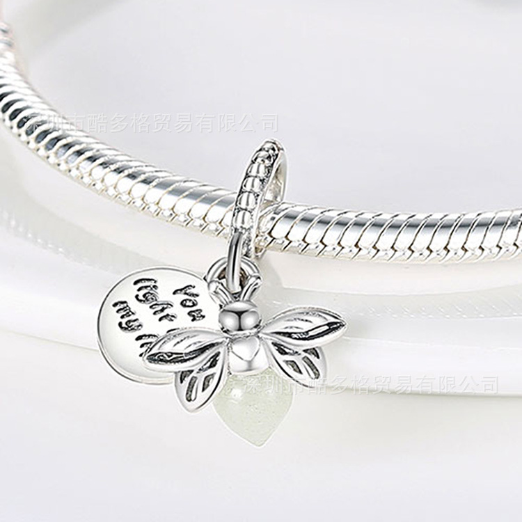 925 Sterling Silver Charm for Pandora New Glow Glow Firefly Lavender Glow Pendant Glow Summer Jewelry
925 Sterling Silver Charm for Pandora New Glow Glow Firefly Lavender Glow Pendant Glow Summer Jewelry