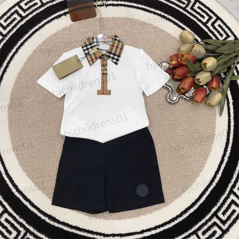 Kids Designer Clothes Sets White Childrens Summer Fashion Casual Classic Plaid Collar Back Card Logo Cotton Linen Polo Shirt Set Custom Print Design 0206, 27
Kids Designer Clothes Sets White Childrens Summer Fashion Casual Classic Plaid Collar Back Card Logo Cotton Linen Polo Shirt Set Custom Print Design 0206, 27