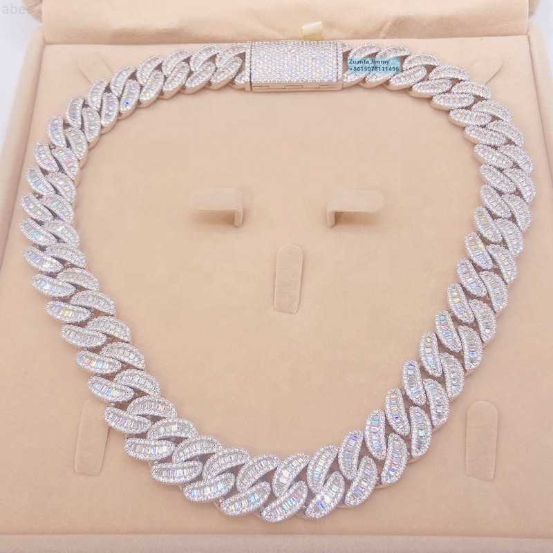 Buss Down Pass Diamond Tester 18mm Big Guy Heavier Iced Out Vvs Baguette Moissanite Diamond Miami Cuban Link Chain
Buss Down Pass Diamond Tester 18mm Big Guy Heavier Iced Out Vvs Baguette Moissanite Diamond Miami Cuban Link Chain