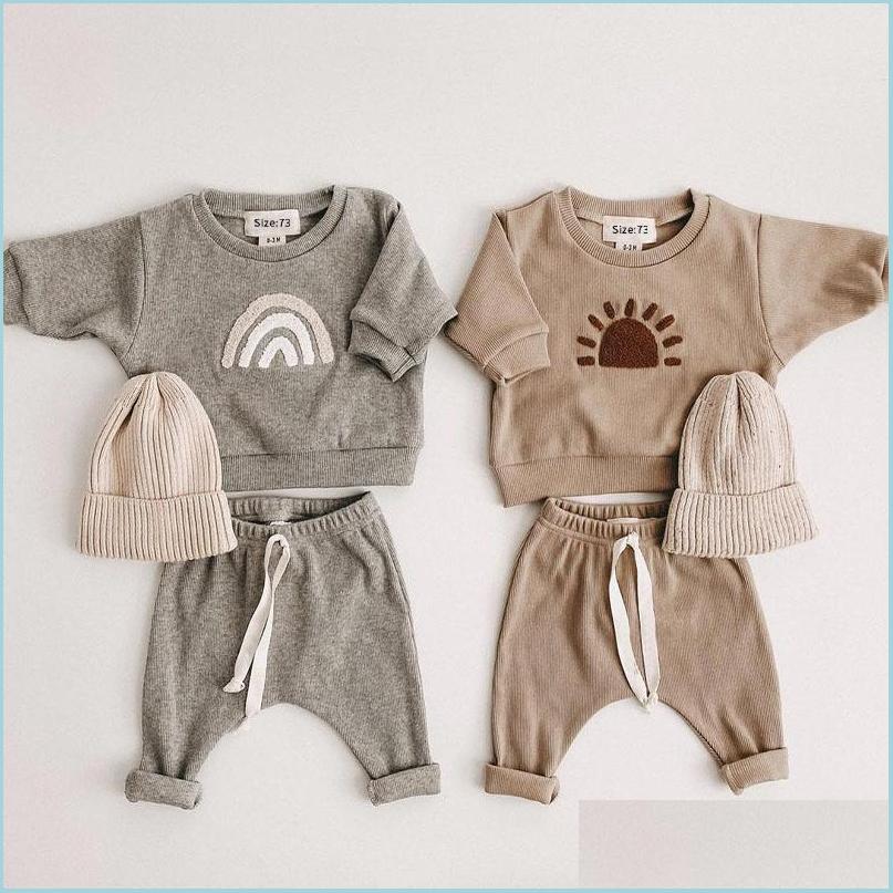 Clothing Sets Fashion Kids Clothes Set Toddler Baby Boy Girl Pattern Casual Tops Child Loose Trousers 2Pcs Designer Outfitclothing D Dhjh9, Orange
Clothing Sets Fashion Kids Clothes Set Toddler Baby Boy Girl Pattern Casual Tops Child Loose Trousers 2Pcs Designer Outfitclothing D Dhjh9, Orange