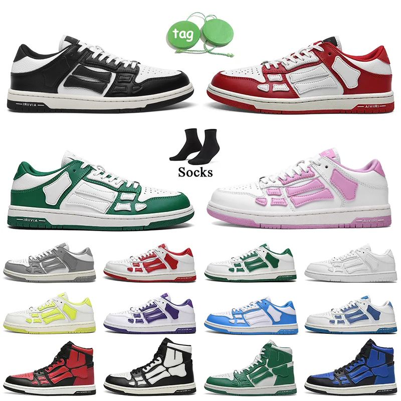 Designer Amiri Skelet Bones running shoes women mens fashion designer Loafers sneakers black grey gym red pine green Royal Blue Bred Court Purple sports trainers, 25
Designer Amiri Skelet Bones running shoes women mens fashion designer Loafers sneakers black grey gym red pine green Royal Blue Bred Court Purple sports trainers, 25