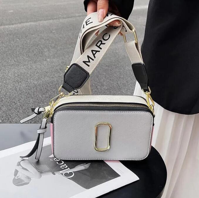 18 fashion womens mens snapshot High texture ladies bag Handbag Famous Camera designer Small Crossbody purse mini Marc Women Shoulder Bags Messenger cross body