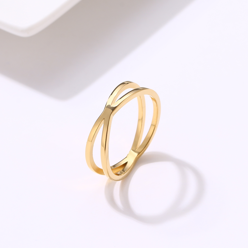 Bohemian Vintage Cross Best for Women Wedding Trendy Stainless Steel Chain Jewelry Large Antique Rings Anillos R227