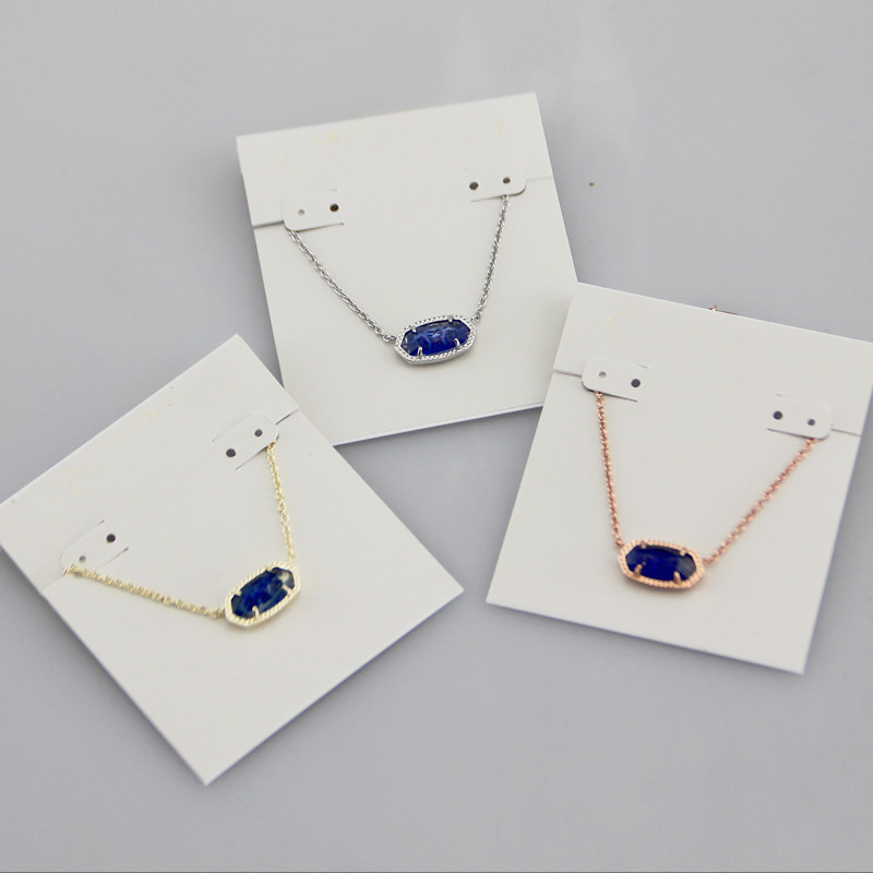 Pendant Necklaces Necklace Blue Stone Real 18K Gold Plated Dangles Glitter Jewelries Letter Gift With free dust bag
Pendant Necklaces Necklace Blue Stone Real 18K Gold Plated Dangles Glitter Jewelries Letter Gift With free dust bag