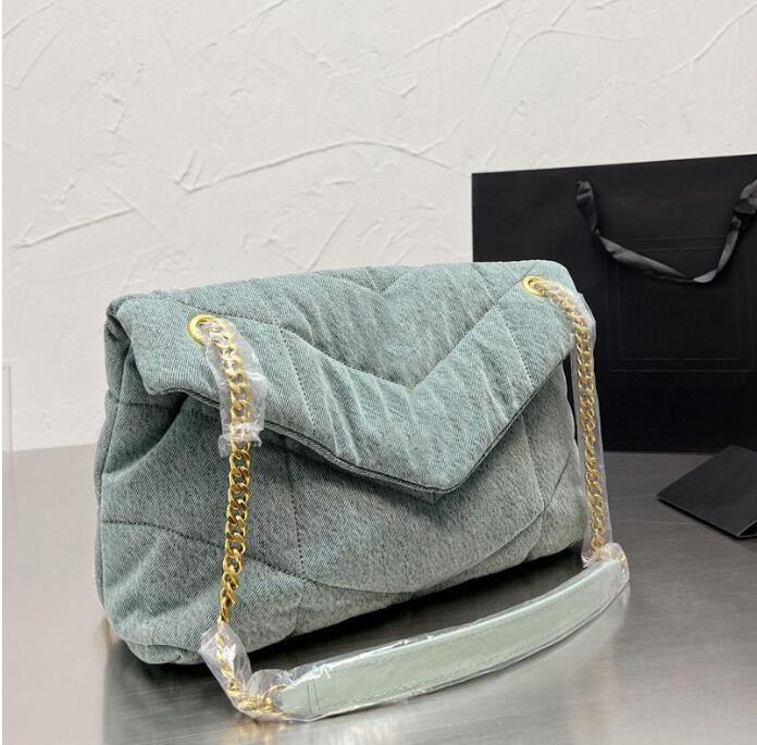 Luxurys Designers bag women Handbag LOULOUS puffer bag Denim Flap Bags Genuine Messenger Crossbody Chain Shoulder Bag Woman Purse Key Card Wallet Totes backpack, Black-black chain
Luxurys Designers bag women Handbag LOULOUS puffer bag Denim Flap Bags Genuine Messenger Crossbody Chain Shoulder Bag Woman Purse Key Card Wallet Totes backpack, Black-black chain