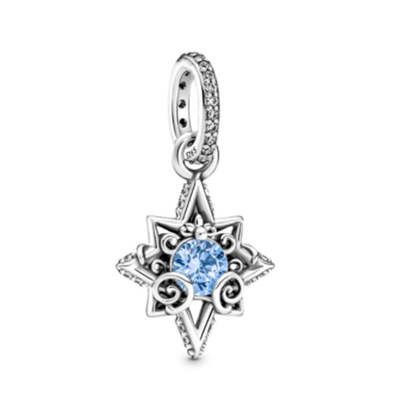 925 Sterling Silver Elegant Suspension Charm Pendant Is Suitable For Bracelet DIY Fashion Jewelry Free Shipping
