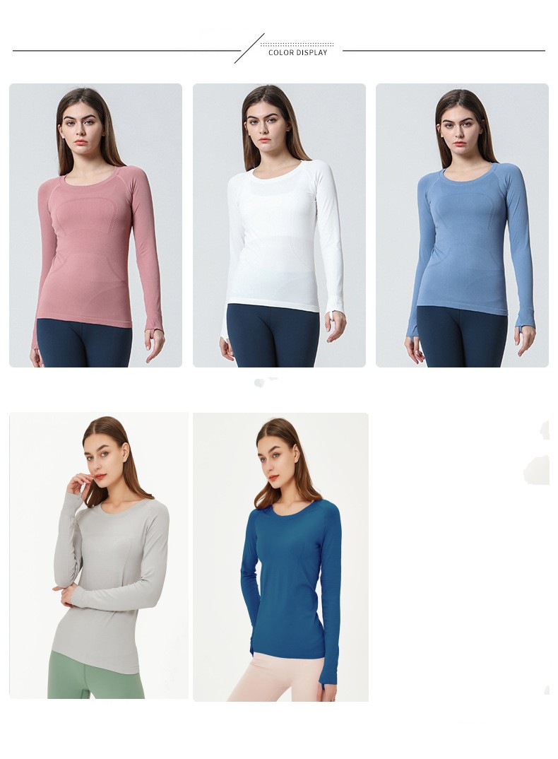 lu-2.0 Yoga shaping womens wear Swiftly Tech ladies sports t shirts long sleeve outfit T-shirts moisture wicking knit high elastic fitness, Customize
lu-2.0 Yoga shaping womens wear Swiftly Tech ladies sports t shirts long sleeve outfit T-shirts moisture wicking knit high elastic fitness, Customize