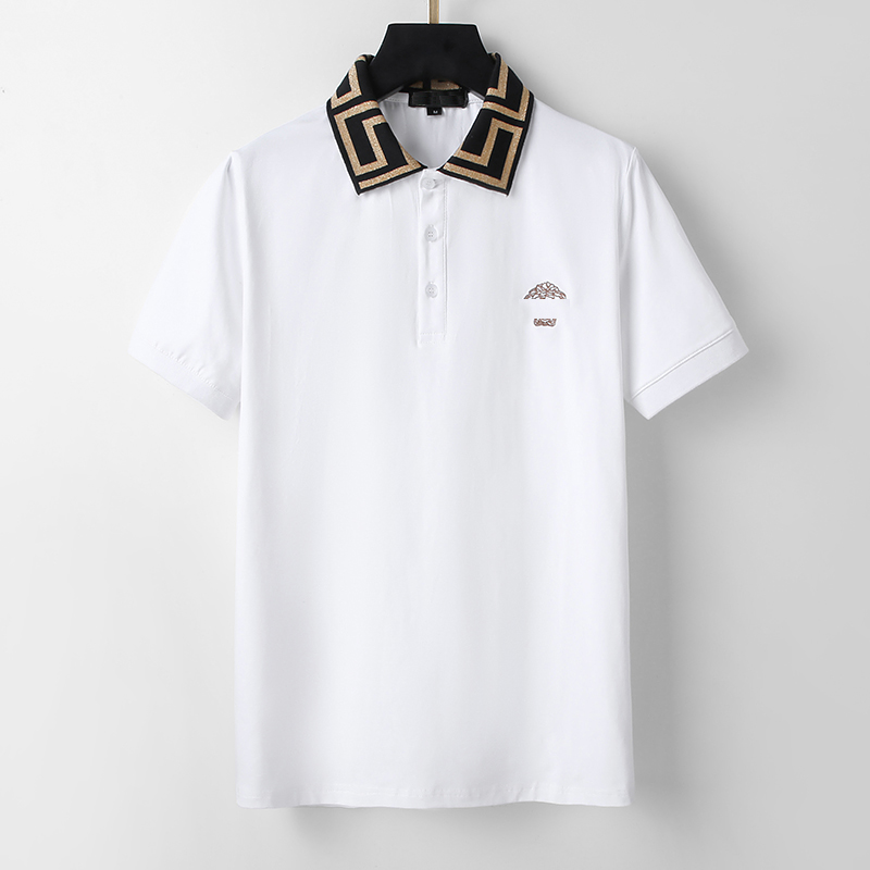 

2023Designer fashion top business clothing Polo Hugo logo embroidered collar details short sleeve polo shirt men's multi-color multi-colors TeeM-3XL, White