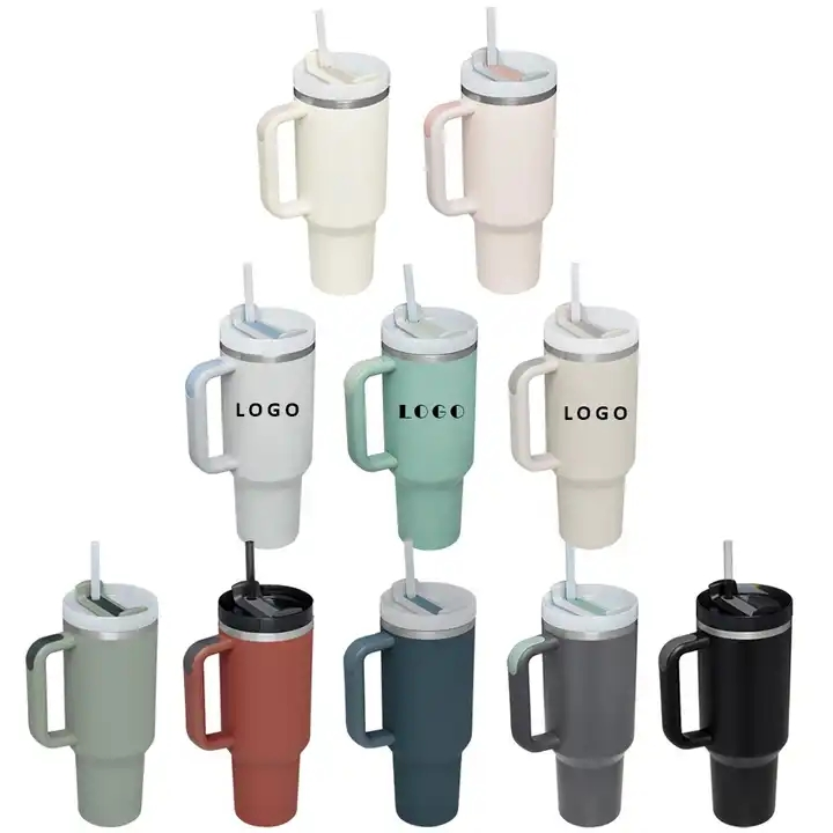 1pc With Logo 2nd Generation 40oz Stainless Steel Mugs With Silicone Handle Lid Straw Big Capacity Travel Car Tumblers Outdoor Vacuum Insulated Water Bottles ss0304, Multi-color
1pc With Logo 2nd Generation 40oz Stainless Steel Mugs With Silicone Handle Lid Straw Big Capacity Travel Car Tumblers Outdoor Vacuum Insulated Water Bottles ss0304, Multi-color