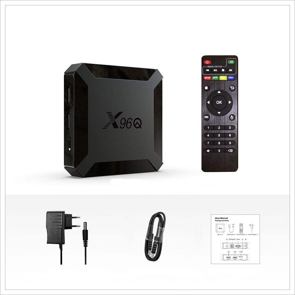 Code d'abonnement de 12 mois with Android multimedia player x96q 2 GB+16 GB Quad core decoder