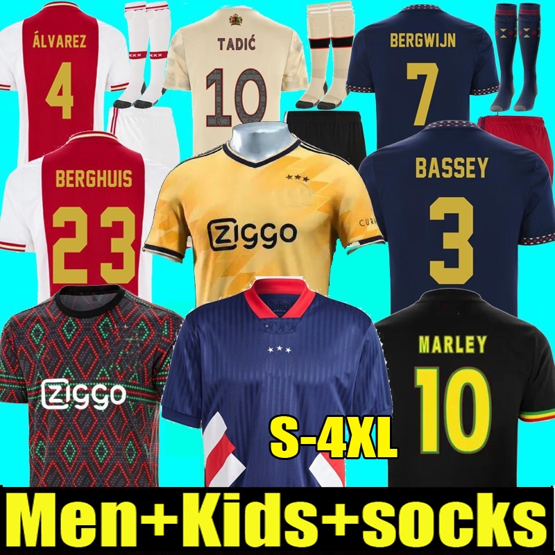 TADIC 21 22 23 Soccer Jerseys BASSEY BERGHUIS Third black aJAxs uniforms BLIND KLAASSEN BERGWIJN 2022 2023 football shirts men kids Full kit, Koche 4th player version
TADIC 21 22 23 Soccer Jerseys BASSEY BERGHUIS Third black aJAxs uniforms BLIND KLAASSEN BERGWIJN 2022 2023 football shirts men kids Full kit, Koche 4th player version