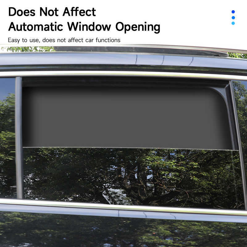 Magnetic Car Sun Curtain Anti UV Sunshade Auto Foldable Side Window Sun Protection Car Mosquito Net Interior Parts Accessories